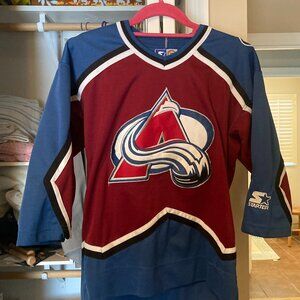 90's Vintage Colorado Avalanche Hockey Kid's Jersey